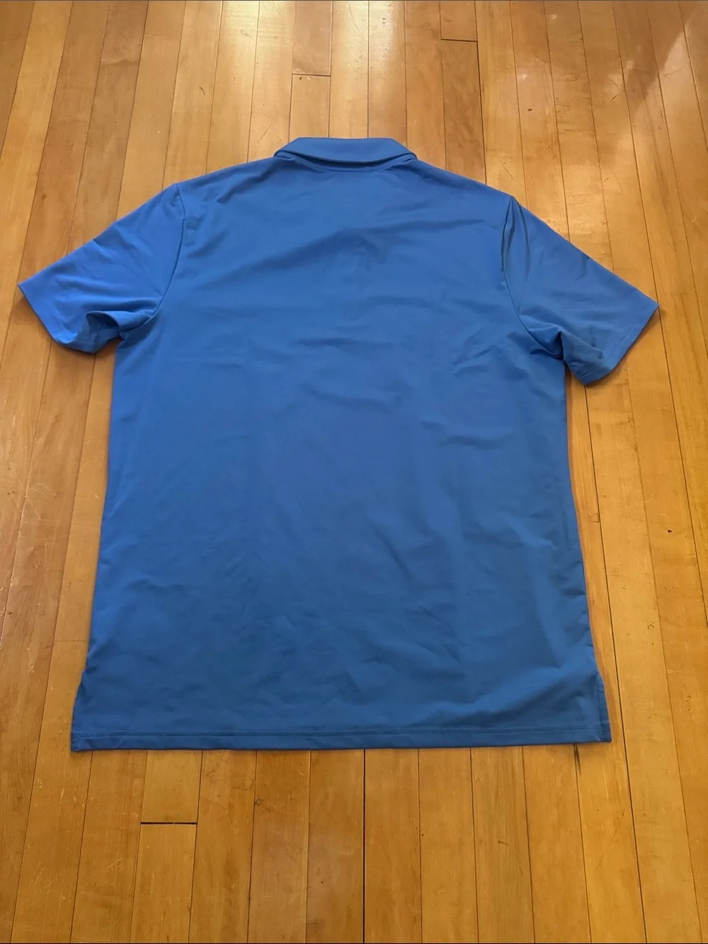 adidas golf Light Blue Athletic lightweight logo Polo men’s L